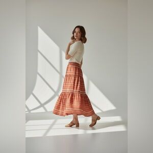 LuLaRoe Poppy Tiered Maxi Skirt
